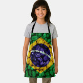 ブラジルのコーヒー国旗 エプロン (インサイチュ)