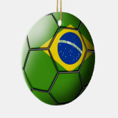 ブラジルのサッカーのオーナメント セラミックオーナメント (右)