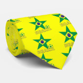 ブラジルのサッカーのスター ネクタイ (ロール)