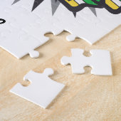 ブラジルのサッカーの破烈 ジグソーパズル (側面)