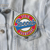 ブラジルのサッカーチャンピオンズボタン 缶バッジ (インサイチュ)