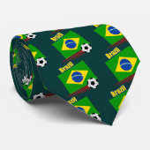 ブラジルのサッカーチーム ネクタイ (ロール)