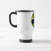 ブラジルのサッカーボールのマグ トラベルマグ (左)