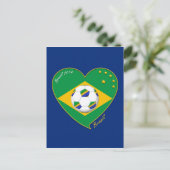 ブラジルのサッカー代表。フンボル「ブラジル」 ポストカード (スタンド正面)