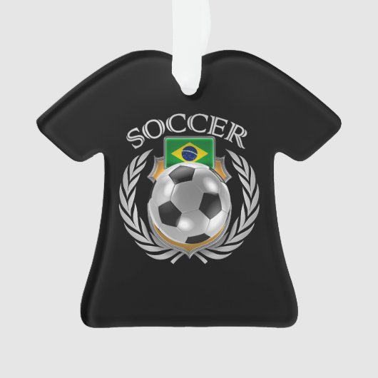 ブラジルのサッカー2016ファンのギア オーナメント (正面)