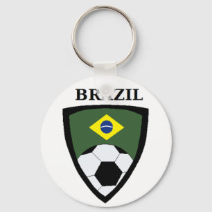 ブラジルのサッカー キーホルダー