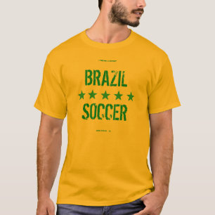 ブラジルのサッカー Tシャツ