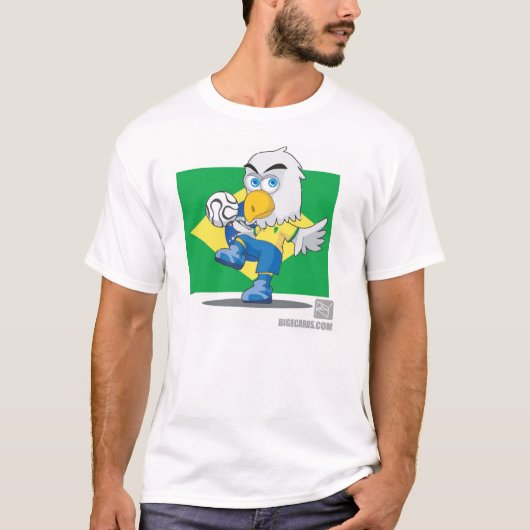 ブラジルのサッカー Tシャツ (正面)