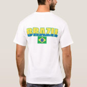ブラジルのサッカー Tシャツ (裏面)