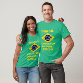 ブラジルのサッカー Tシャツ (ユニセックス)