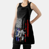 ブラジルのジウジツスターズ&ストライプズランクBJJ国旗 エプロン (インサイチュ)