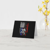 ブラジルのジウジツスターズ&ストライプズランクBJJ国旗 カード (黄色い花)