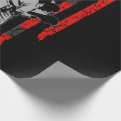 ブラジルのジウジツスターズ&ストライプズランクBJJ国旗 ラッピングペーパー (角)