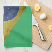 ブラジルのダイヤモンド キッチンタオル (四つ折り)