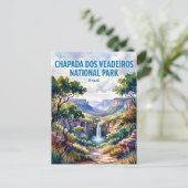 ブラジルのチャパーダ・ドス・ヴェアデイロス国立公園 ポストカード (スタンド正面)
