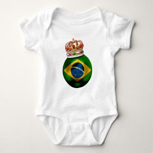 ブラジルのチャンピオン ベビーボディスーツ