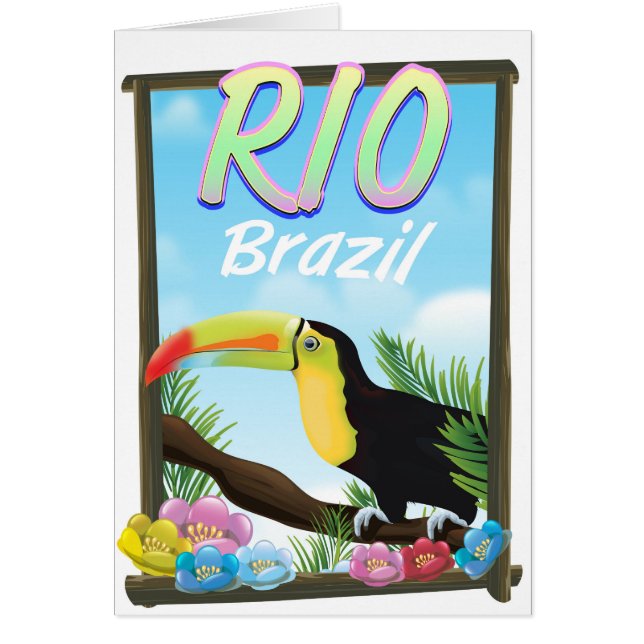 ブラジルのトカン島の旅行ポスター (正面)