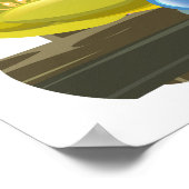 ブラジルのトカン島の旅行ポスター ポスター (角)