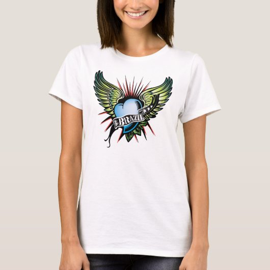 ブラジルのハートII Tシャツ (正面)