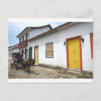 ブラジルのパラティ通りに乗る ポストカード