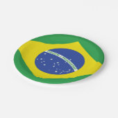 ブラジルのパーティーのプレート ペーパープレート (アングル)