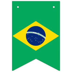 ブラジルのパーティーの旗布の旗の国旗 バンティングフラッグ