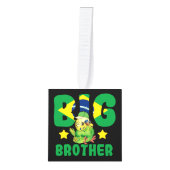 ブラジルのビッグブラザー – ブラジル国旗 キューブオーナメント (正面)