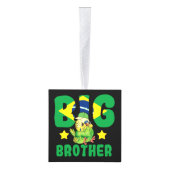 ブラジルのビッグブラザー – ブラジル国旗 キューブオーナメント (右)