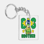 ブラジルのビッグブラザー – ブラジル国旗 キーホルダー (正面左)