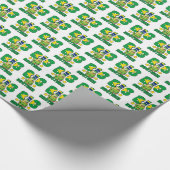 ブラジルのビッグブラザー – ブラジル国旗 ラッピングペーパー (角)