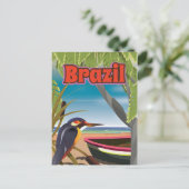 ブラジルのビーチ ポストカード 旅行の印刷 (スタンド正面)