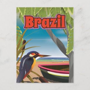 ブラジルのビーチ ポストカード 旅行の印刷