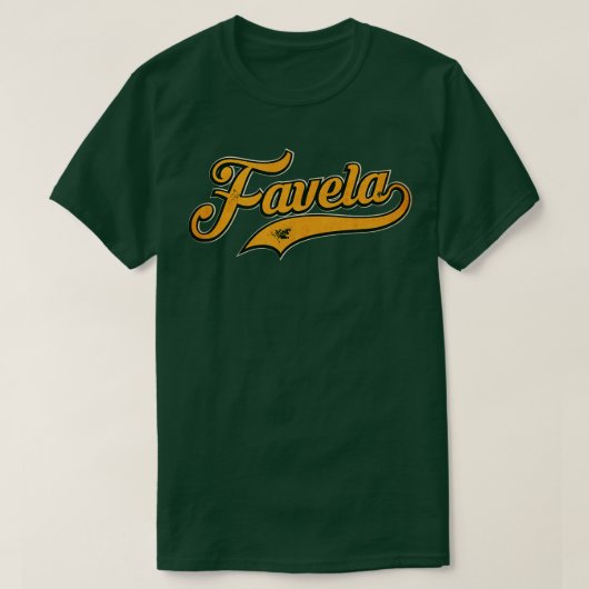 ブラジルのファヴェラ Tシャツ (デザイン正面)