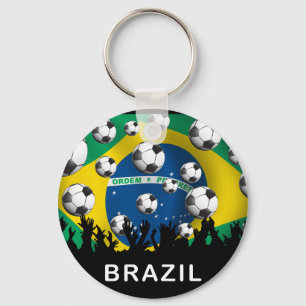 ブラジルのフットボール キーホルダー