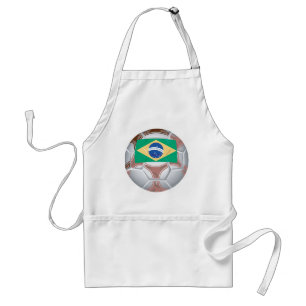 ブラジルのフットボール スタンダードエプロン