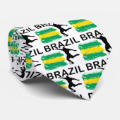 ブラジルのフットボール ネクタイ (ロール)