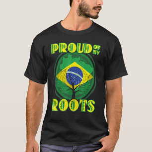 ブラジルのブラジル人ファンのブラジル国旗ブラシリロス・ソcc tシャツ