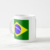 ブラジルのプライド コーヒーマグカップ (正面左)