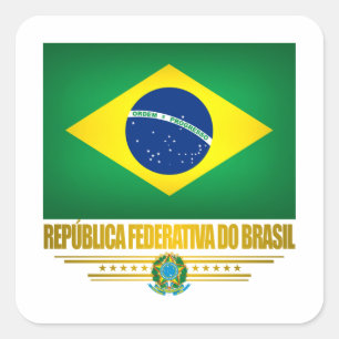 "ブラジルのプライド" スクエアシール