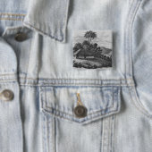 ブラジルのプランターの家 缶バッジ (インサイチュ)