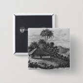 ブラジルのプランターの家 缶バッジ (正面&裏面)