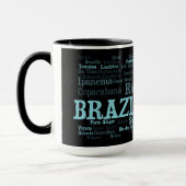 ブラジルのマグ マグカップ (左)