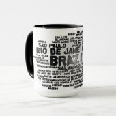 ブラジルのマグ マグカップ (正面左)