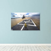 ブラジルのユーロコッパーが着陸の準備をする キャンバスプリント (インサイチュ (ウッドフロア))