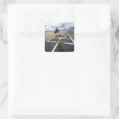 ブラジルのユーロコッパーが着陸の準備をする スクエアシール (バッグ)