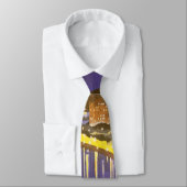 ブラジルのリオデジャネイロで夜のヴィンテージビーチ ネクタイ (タイ)