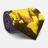 ブラジルのリオデジャネイロで夜のヴィンテージビーチ ネクタイ (ロール)