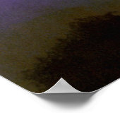 ブラジルのリオデジャネイロで夜のヴィンテージビーチ ポスター (角)