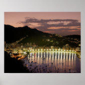 ブラジルのリオデジャネイロで夜 ポスター (正面)