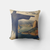 ブラジルのリオデジャネイロのキリスト・ザ・リデエマー像 クッション (正面)